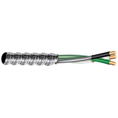 AFC CABLE SYSTEMS AFC Cable Systems 2104S24-AFC 50 ft. 2 Conductor Aluminum Metal Clad Flexible Conduit; 12 Gauge 568115